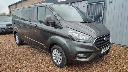 FORD TRANSIT CUSTOM 2.0 300 EcoBlue Limited Crew Van Auto L2 H1 Euro 6 (s/s) 5dr (5 Seat)